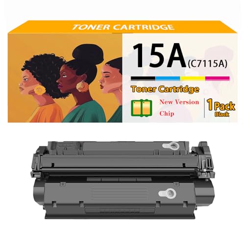 Tinta Y Tóner, Office Product Repuesto Cartuchos de Tóner 15A C7115A con Chip Compatibles para HP 15A C7115A Cartuchos de Tóner para HP Laserjet 1000 1005 1200 1220 3300 3320 3330 3380...