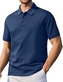 【Occasions】 Ce polo homme uni en coupe regular convient à diverses occasions business-casual : port quotidien, réunions sociales, travail, activités de plein air, golf ou tennis