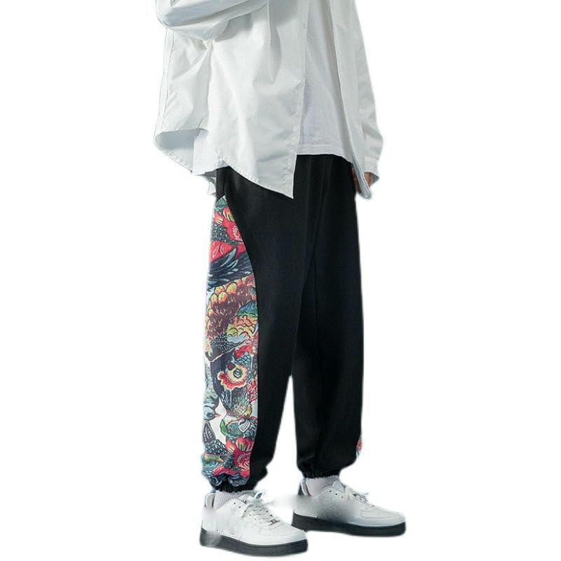 Jogging homme style chinois pour un look vintage décontracté tendance