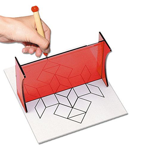 Wiemann Lehrmittel Geometriespiegel, Zauberspiegel, Zeichenspiegel, Symmetrie-Spiegel