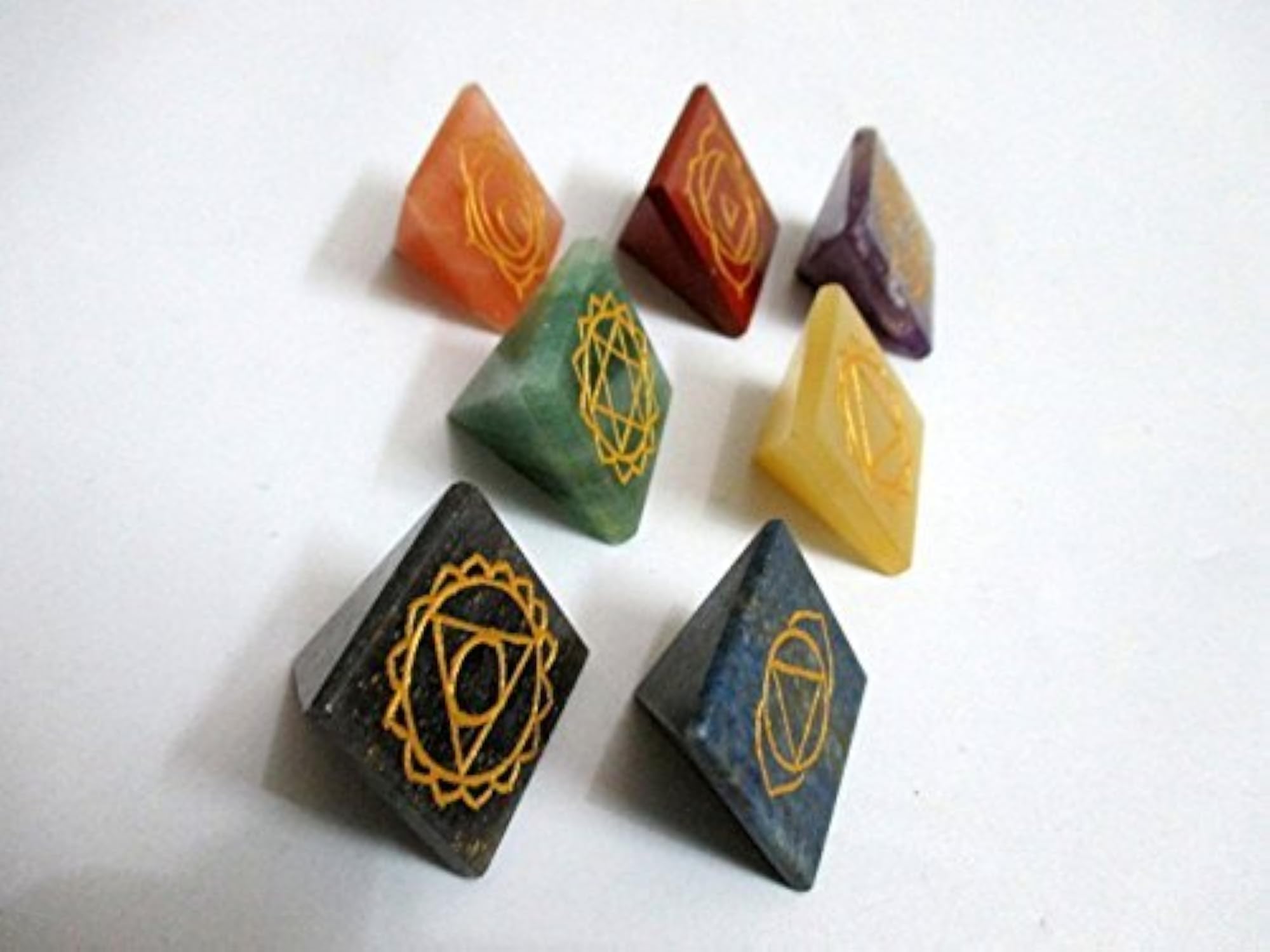 Chakra Pyramid Gemstone for Healing