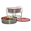 Instant Pot Official 8-Piece Cook/Bake Set, Versatile and Durable, Compatible with 6-Quart and 8-Quart Cookers, Red, Excellent for Cooking, Baking, Storing, and Reheating, BPA-Free and Heat Resistant #4