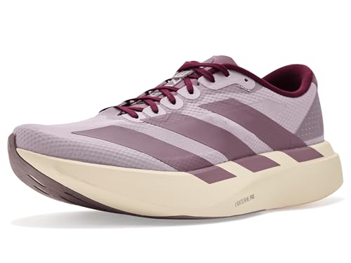 Image of adidas, Women's, Adizero Evolution Sl Running Shoes, Preloved Fig /Shadow Fig /Maroon, 6.5, Medium