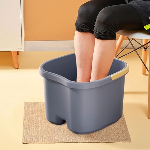Bañera para pies SPA con masaje y portabilidad azul miniatura 2