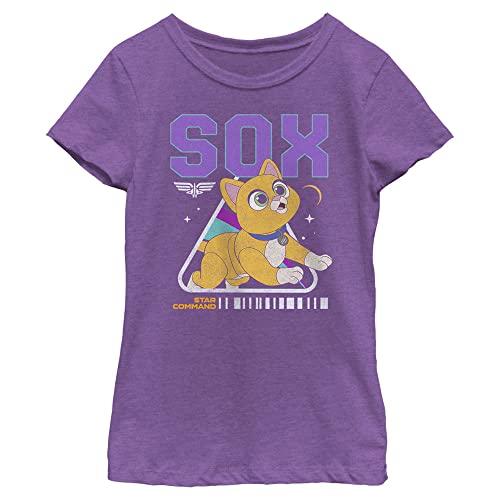 Disney Pixar Lightyear Sox Girls Short Sleeve Tee Shirt