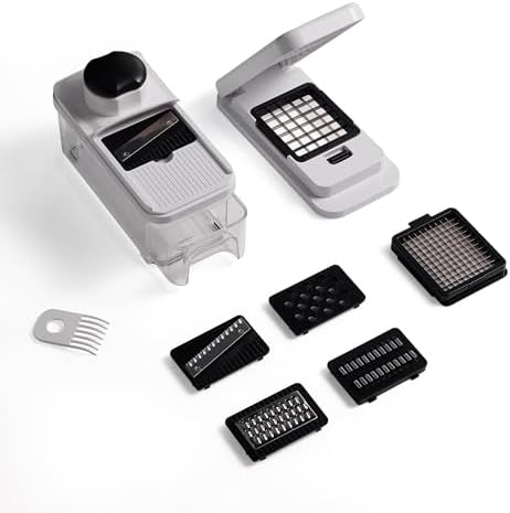 CAROTE Mandoline Slicer Vegetable Chopper with Container, Food Ch...