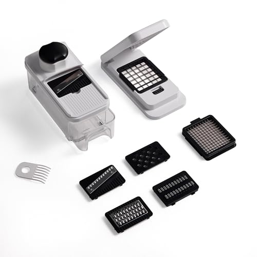 CAROTE Mandoline Slicer Vegetable Chopper with Container, Food Ch...