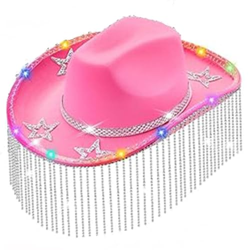 Chapeau de fête avec guirlande lumineuse Panama Cristal cadeau enfant