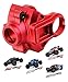RCMYou Upgrades Part for 1/10 Arrma Big Rock/Granite/Vorteks/Senton 3S BLX&Mega550,1/10 Outcast/Kraton 4S BLX 4WD,1/8 Typhon/Vendetta 3S BLX&Mega550,Differential Yoke Set Diff Cover Case,Red