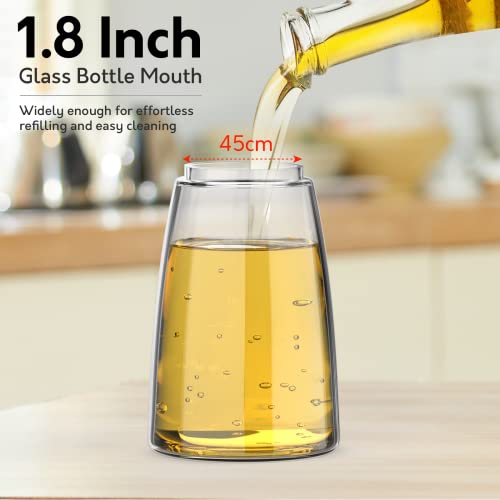 Syaws Oil Sprayer For Cooking, Electric Oil Spray Bottle, Rechargeable Olive Oil Dispensing With Led Light,Adjustable Oil Mister With Glass, 240Ml Oil Atomizer For Air Fryer,Salad,Bbq,Baking,Roasting #TOP5