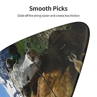 Ensemble de 6 médiators de guitare vache animal de ferme pour guitare acoustique, guitare électrique, basse, ukulélé… - Les Beatles, Paul McCartney, John Lennon, RIngo Starr, George Harrison Ensemble de 6 médiators de guitare vache animal de ferme pour guitare acoustique, guitare électrique, basse, ukulélé… – Image 7