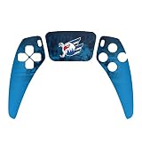 DeinDesign Skin kompatibel mit Sony Playstation 5 PS5 Controller Folie Sticker Eishockey Logo Adler Mannheim
