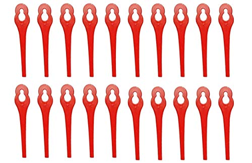 Terratek Genuine Replacement Grass Strimmer Blades 20 Pack for the TTCGT18, ONLY these blades will fit the Grass Strimmer, Only fits the strimmer no other strimmer