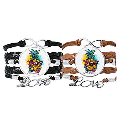 Bracelet en cuir pour lunettes de soleil PineFruit lors de vos sorties estivales