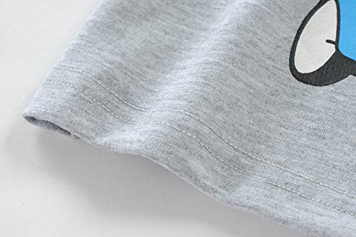 Little Boys Pajamas Toddler Boys Clothes Monster Truck Sleepwear Cotton 2 Pieces Pjs Kids Jammies Sets 2-7T4