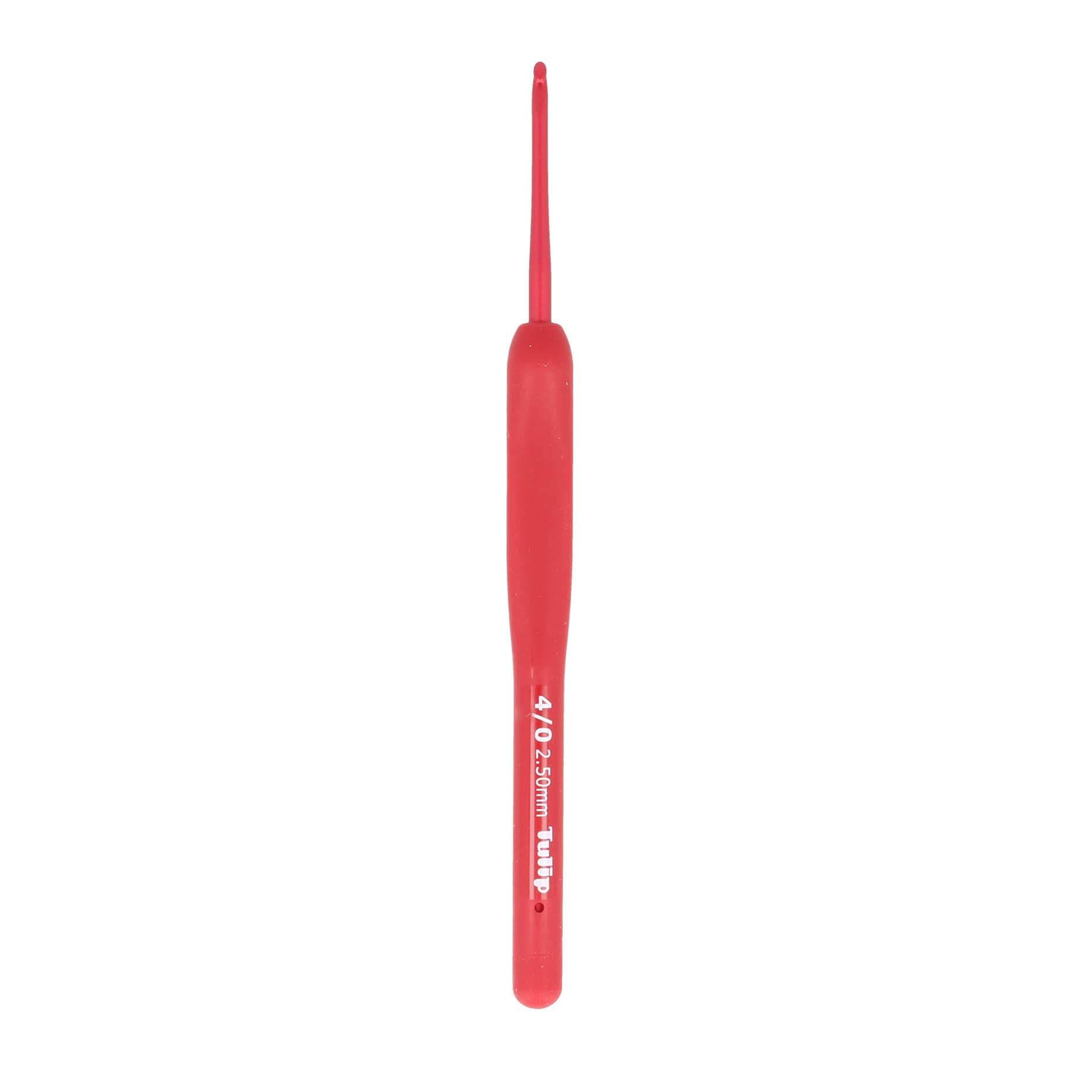 Etimo Red Crochet Hook 2.5 mm Soft-Grip – 1 Piece
