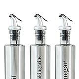 Flaschenausgießer für Öl und Essig | Auslaufsicherer Ausgießer, Ölausgießer, Spenderausgießer aus Edelstahl, Ölausgießer, Ausgießer Ersatz mit auslaufsicherem Design Flaschenausgießer