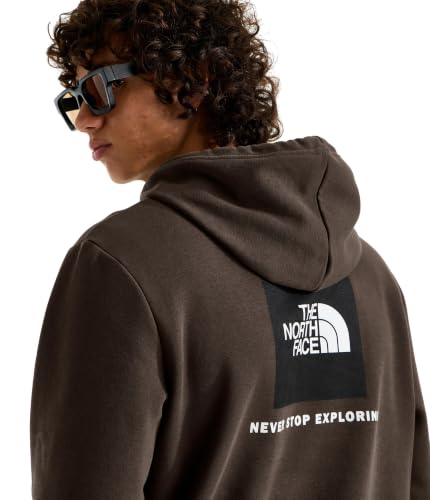 Image of THE NORTH FACE Men's Evolution Box NSE Hoodie | Sweatshirt With 2 Piece Hood, Adjustable Drawcord, Kangaroo Hand Pocket