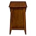Leick Home 10032-RS Mission Cabinet End Table, Made with Solid Wood, Side Table for Living Room, Bedroom and Printer Stand, Russet Finish