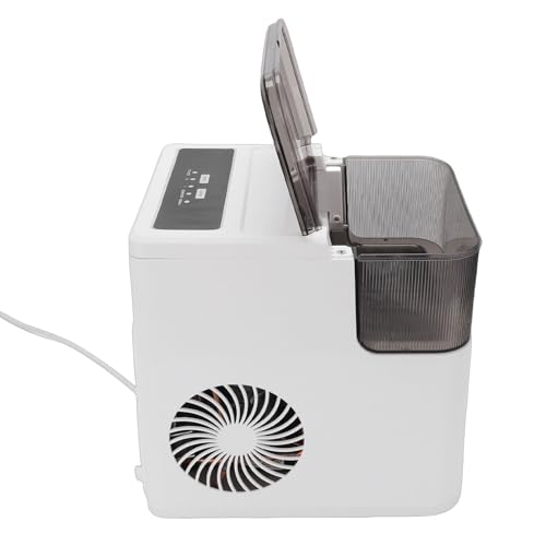 Fabricadora de hielo OPPWONG 26 lbs/24h acero inoxidable miniatura 4