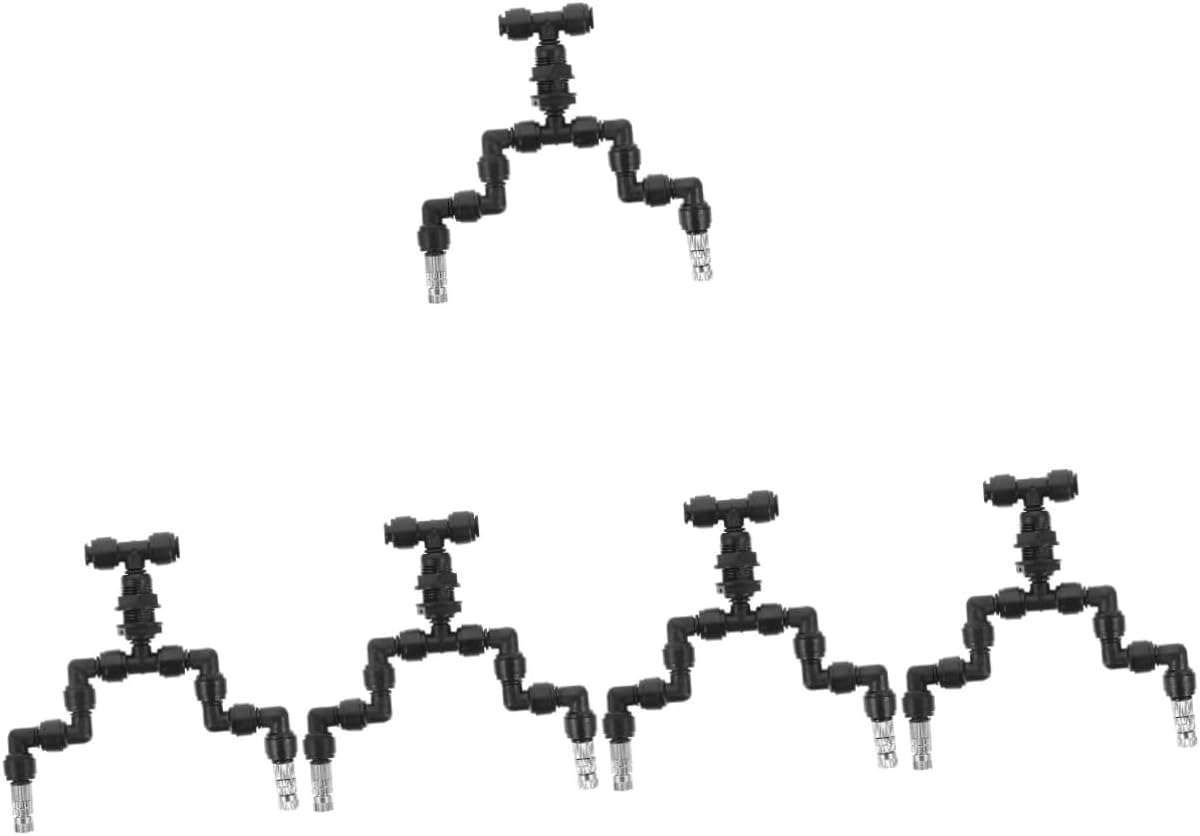 BESPORTBLE 5pcs Misting Sprayer for Reptile Tanks Moss Plants Humidity Control Easy Installation Dual