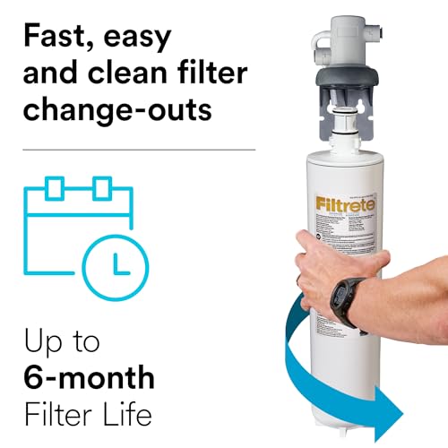 Filtrete Advanced Under Sink Quick Change Water Filter Replacement 3US-PF01 | For 3US-PS01 System, Easy To Install, Under Sink Water Filter That Reduces Sediment, Microbial Cysts, Chlorine Taste & Odor - image 6