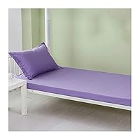 Lenzuola con Angoli una Piazza e Mezza 120x200 cm Blu Navy in 100% Puro Cotone per Materasso fino a 30cm Tessuto Anti-Acaro e Traspirante di Alta Qualità Morbido Durevole e Lavabile in