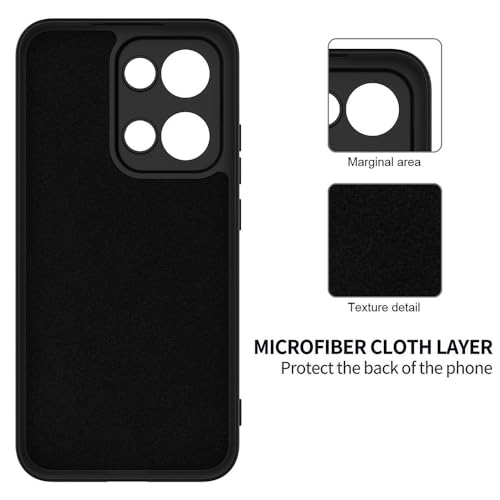 Image of amazon basics Mobile Cover for Oppo Reno13 5G | Full Camera Protection | Premium Liquid Silicon Case | Flexible Bumper Case for Oppo Reno13 5G (Black)