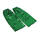 churuso Pailletten Beinwärmer Glitzernde Beinärmel 80er Tanzparty Kniehohe Beinsocken Für Frauen Und Mädchen Harajuku Beinhülle Geschenke Pailletten Beinwärmer Für Mädchen Und Frauen