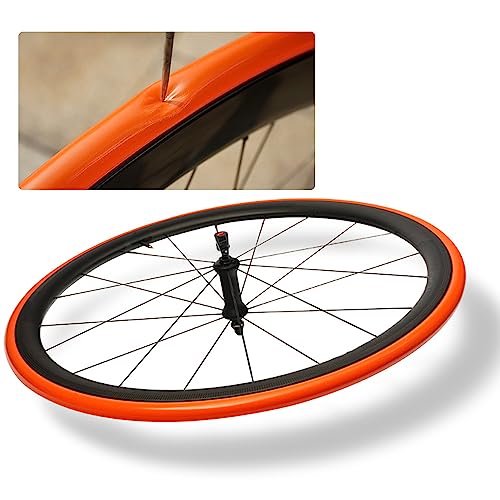 FUNFANG ���y�ʎ��]�ԃC���i�[�`���[�u 700 18-32C ���[�h ���]�� TPU �^�C�� 700c 45/65/85mm �I�����W�����o���u ���[�h�o�C�N�ɓK���Ă��܂� X 18C 23C 25C 28C 30C 32C 28g 1.0oz 60