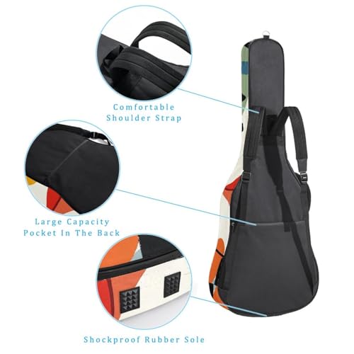 Sac pour guitare basse 101.6 cm housse imperméable à motif