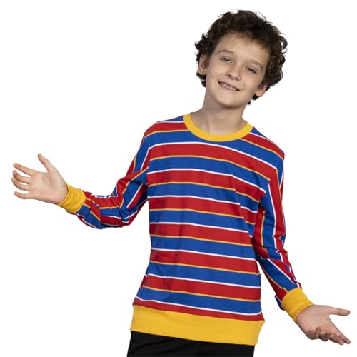 Bert and Ernie Sesame Street Kids Children Long Sleeve T-Shirt Halloween Costume Cosplay