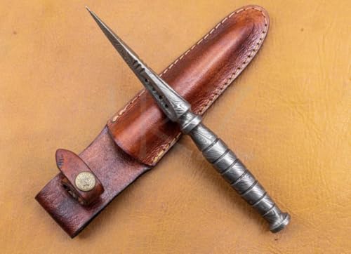 AJSANITY Custom Damascus Hunting Knife