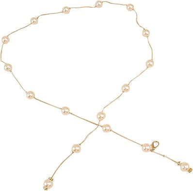 Body Chains Punk, Single-Layer Adjustable Chain Waist Belt for Women, Silver/Gold Body Chain Necklace