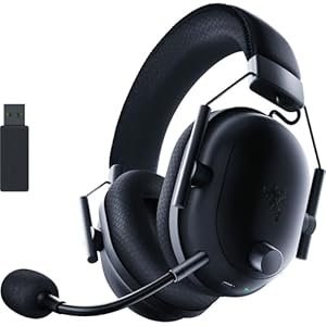 Razer BlackShark V2 Pro (2023) für PC – Kabelloses Premium Esports Headset (HyperClear Super-Breitband-Mikrofon, Triforce Titanium 50mm Treiber, HyperSpeed Wireless-Technologie, 70 Std) Schwarz