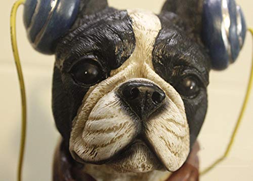 Statue bouledogue francais pour dynamiser une decoration interieure fade