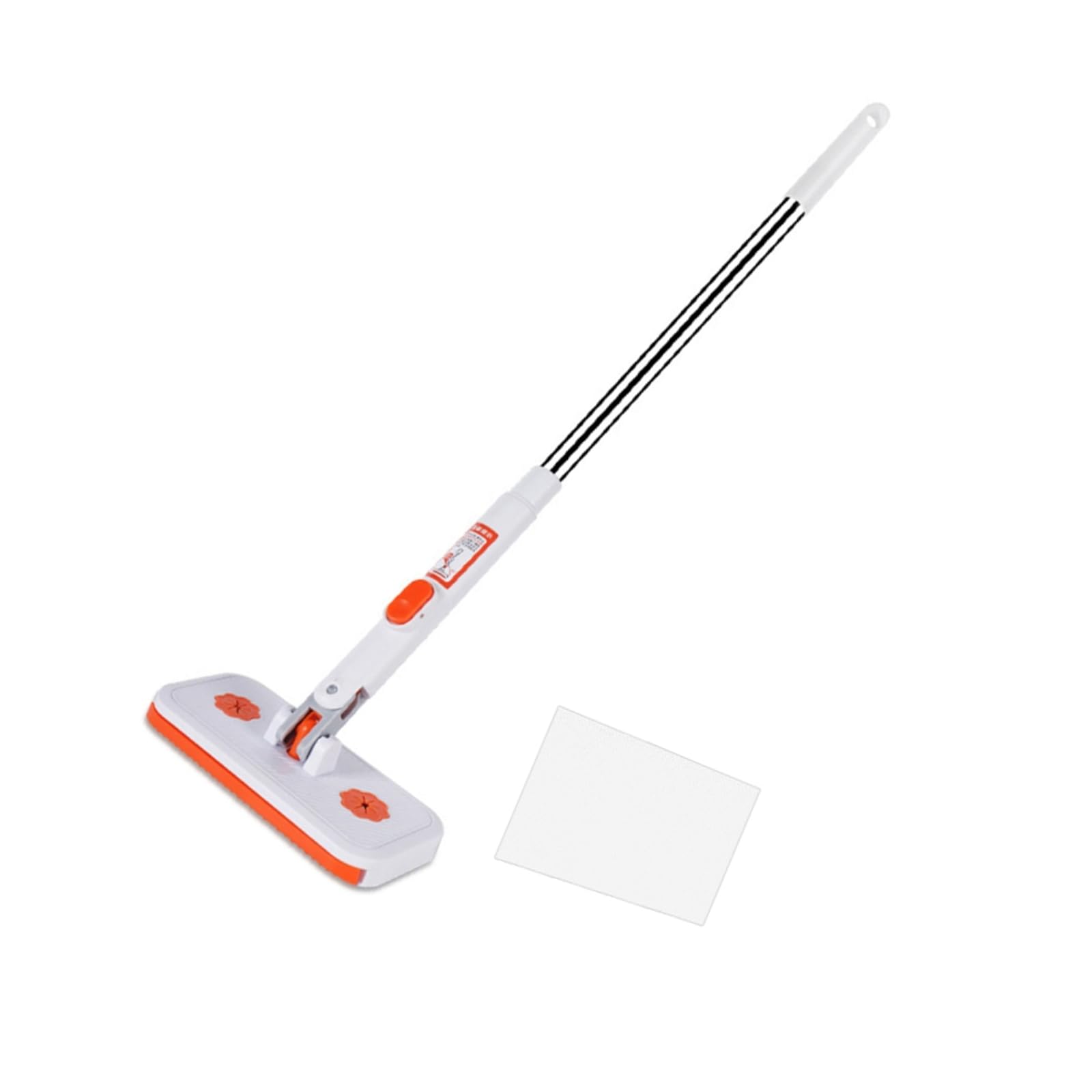 Shntig Cleaner Mop with Fast Change Press Cloth Pad Adjustable Length Handle Cleaning Mop for Home Cleaning Tasks Household