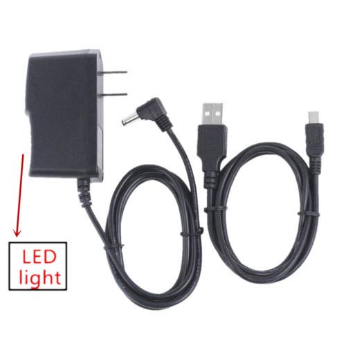 Cargador AC/DC con cable USB para RCA Galileo Pro miniatura 2