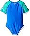 Speedo Girl's Uv Swim Onesie Short Sleeve Half Zip - Manufacturer Discontinued