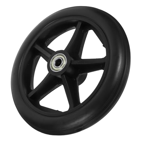 NULYLU Wheelchair Wheel Replacement Diameter Front Wheel for Wheelchair Quiet Fit Easy to Assemble