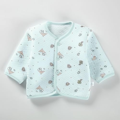 Image of Presents New Born Baby Winter Wear Printed Baby Clothes 5Pcs Sets 100% Cotton Boys Girls Unisex Baby Cotton /Winter or Flannel Suit Infant Clothes