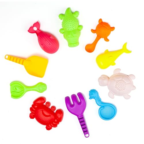 Molto | Trolley Da Spiaggia Moltó + 10 Giocattoli Inclusi - Carrello Da Spiaggia Per Bambini Con Spazio Di Archiviazione - Ideale Per Sabbia, Piscina E Giardino - 3