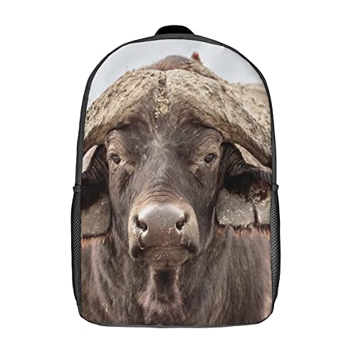 Sac à dos de mode grand volume 17 pouces style Buffalo Classic