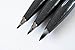 Pentel Fude Touch Sign Pen, 3 Types Assorted (Medium,Fine,Extra Fine ) Black , Original 5 Colors Sticky Notes