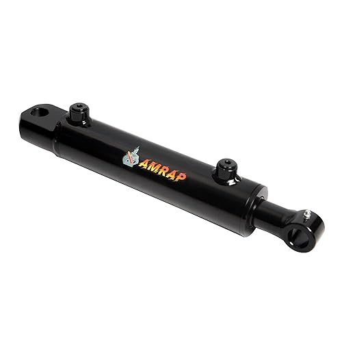 AMRAP Hydraulics Cilindro hidráulico de doble acción - Cilindro hidráulico universal de 2 pulgadas de diámetro, estilo de espiga de 12 pulgadas (2 x