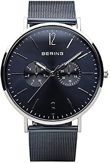 Bering Mężczyźni Classic Zegarek, Niebieski, 40