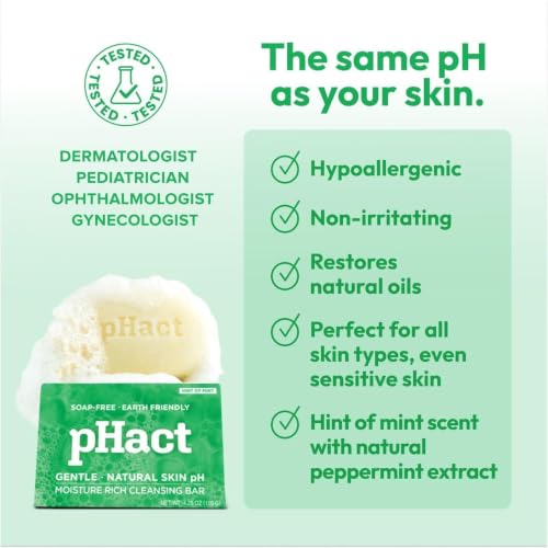 ANDREW LESSMAN ProCaps pHact Soap-Free Cleansing Bar 4.25 oz