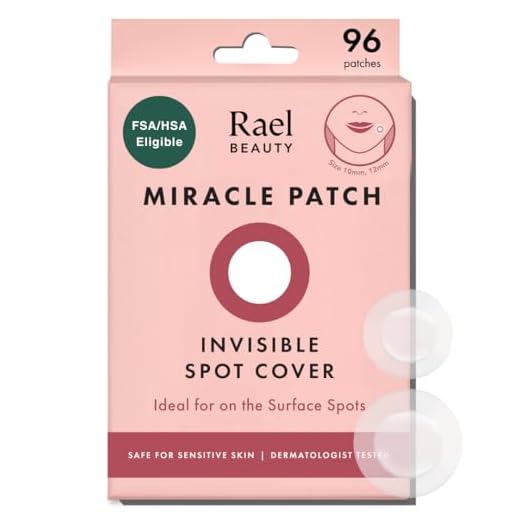 Rael Pimple Patches, Miracle Invisible Spot Cover - Hydrocolloid Acne Pimple Patches for Face, Blemishes and Zits Absorbing Patch, Breakouts Spot Treatment for Skin Care, Facial Stickers, 2 Sizes (96 Count)