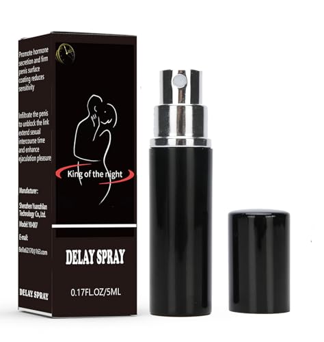 Spray retardateur le temps des hommes et améliore le confort Aidez-le à durer plus longtemps au lit Huile de massage pour spray retardateur Lubrifiant...