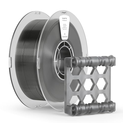 kexcelled PC Filament 1.75mm 1kg,Transparent Black Polycarbonate Filament with Strong Tough and Heat Resistant,Clear Black PC 3D Printer Filament Dimensional Accuracy +/- 0.03mm